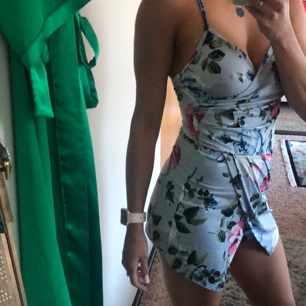 Floral skort romper